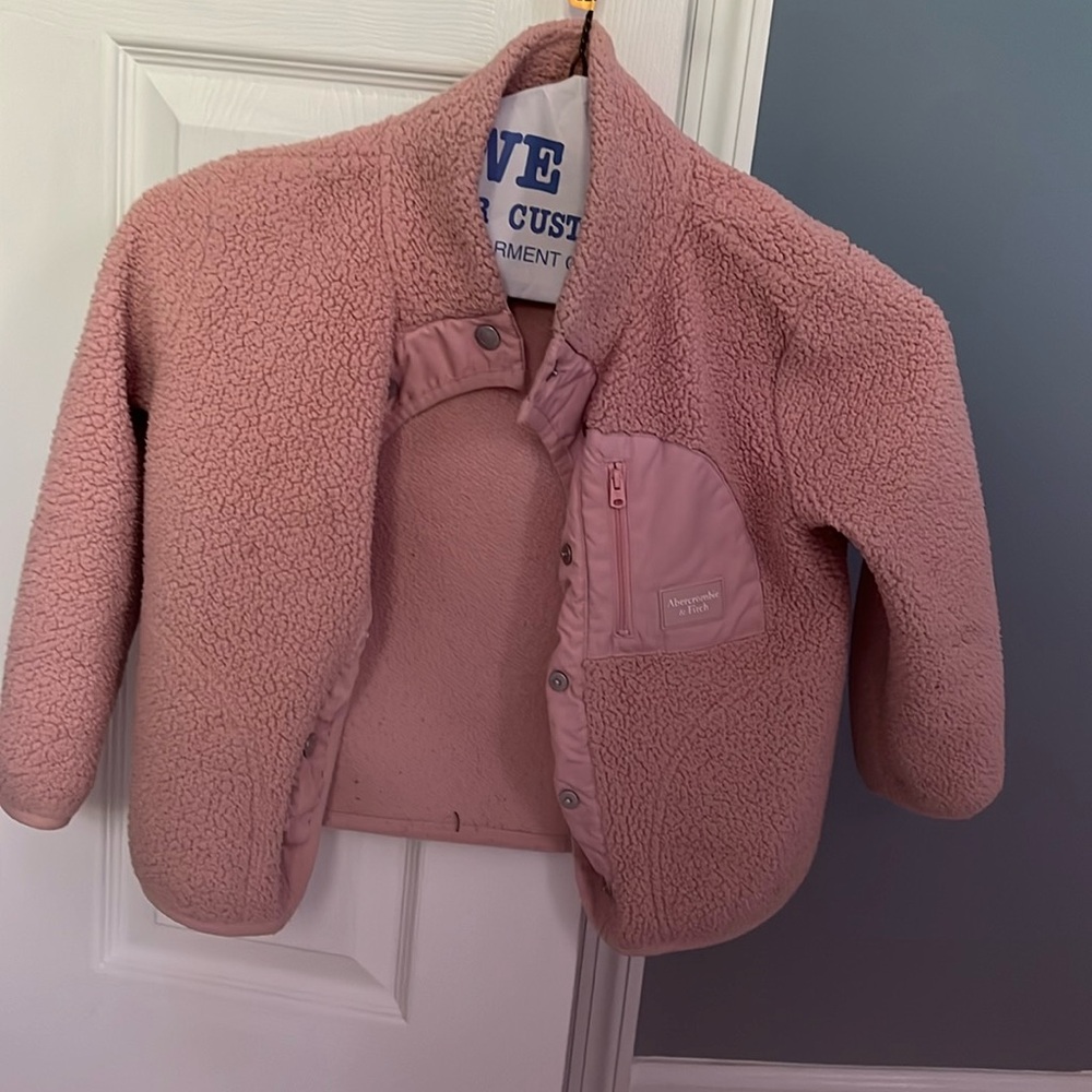 Abercrombie kids, pink fleece